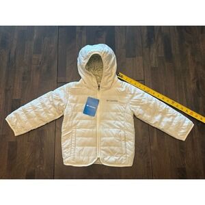Columbia Toddler Double Trouble II Reversible Insulated Jacket White Size 4T NWT